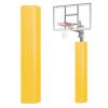 ProSlam Yellow Basketball Pole Pad 72" Tall and 2" Thick Fits 6"x6" Pole All-Weather Durable UV-Resistant Waterproof Square Basketball Pole Padding for Player Protection and Safety view 1