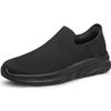 AMANSSSE Walking Shoes Women Comfort Slip on Shoes Workout Sneakers Maternity Shoes Non Slip Zapatos de Mujer Black Size 7.5 view 1