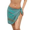 Custom Black Swimsuit Cover Up Sarongs Personalized Wrap Skirts Beach Wrap For Women Swimsuit Wraps Style04 view 1