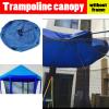 BIWKONI Outdoor Trampoline Canopy Trampoline Sun Shade Cover 13FT/15FT Trampoline Tent Rainproof Snow Ceiling Cloth Without Frame,15FT 10Post view 3