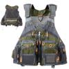 Peosaard Fishing Vests for Men with 13 Pockets Olive Green Breathable Mesh Fishing Vest with Reflective Stripes & Adjustable Straps Fly Fishing Vest, Average Size, Fishing Vests view 1