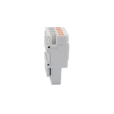 DWFSKZKV PT 2.5/1P Plug-in Terminal Block Push-in/Plug 2.5mm Cable Socket PPH2.5-1/2/3/4/5/6/7/8/9/10 Pin Test Adapte Din Rail Connector (Color : PPH2.5-5, Size : 1 Pc)