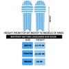 Whitedot Cricket Batting Legguard - Cricket Batting Pads - Dot 2.1 Navy Blue MRH, Men's Right Hand view 4