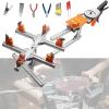 Rusopobe Racquet Electric Stringing Machine, Badminton Tennis Racket Stringing Machine with Full Tool Set 6-Point Fixed Racket String Threading Machine