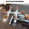 Pro Racquet Stringer Restring Machine with Tools, Electronic Badminton Tennis Stringing Machine DIY Racket Frame Threading Machine view 2
