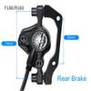 FukkeR Road Bikes Hydraulic Disc Brake Kit with Caliper PM/is Adapter Bicycles Aluminum Right Rear Brakes 1600mm for Folding Bikes BMX E-Bikes Fit 160mm Rotor view 2