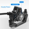 FukkeR Road Bikes Hydraulic Disc Brake Kit with Caliper PM/is Adapter Bicycles Aluminum Right Rear Brakes 1600mm for Folding Bikes BMX E-Bikes Fit 160mm Rotor view 3