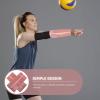 TOGEVAL Volleyball Arm Sleeves for Women Breathable Elastic Wrist Protectors for Outdoor Sports Lightweight and Comfortable Pink view 4
