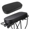 KYEQATY Bike Rear Seat Cushion Shockproof PU Leather Child Rear Shelf Saddle Cycling Child Seats Accessories, Black view 3