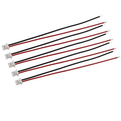 10Pcs JST 2 Pin 1.25mm Pitch Female Wire Cable Connector Single Plug JST 1.25mm Electronic Line Long 10/15/20/30cm (Color : 15CM, Size : 2P)