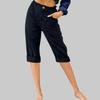 LRMQS Womens Capri Pants Summer Trendy Casual Elastic Waist Cropped Trouser Fashion Resort Wear Beach Vacation Capris Clothes view 2