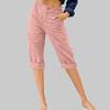 LRMQS Womens Capri Pants Summer Trendy Casual Elastic Waist Cropped Trouser Fashion Resort Wear Beach Vacation Capris Clothes view 2