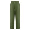 LRMQS Women Capri Pants 2026 Summer Trendy Linen Cropped Trouser with Pockets Beach Casual Cruise Fashion Capris Clothes view 3