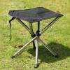 BIJKHSISN Folding Camping Tripod Stools Portable Fishing Stool Outdoor Foldable Chair Beach Small Tripod Stool for Campe Fishing Supplies (Size : L) view 2