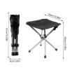 BIJKHSISN Folding Camping Tripod Stools Portable Fishing Stool Outdoor Foldable Chair Beach Small Tripod Stool for Campe Fishing Supplies (Size : L) view 3
