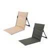 BIJKHSISN PACOONE Outdoor Camping Folding Chair Backrest Beach Portable Cushion Chair Tent Leisure Balcony Park Lawn Picnic Seat Fishing (Size : Green) view 3