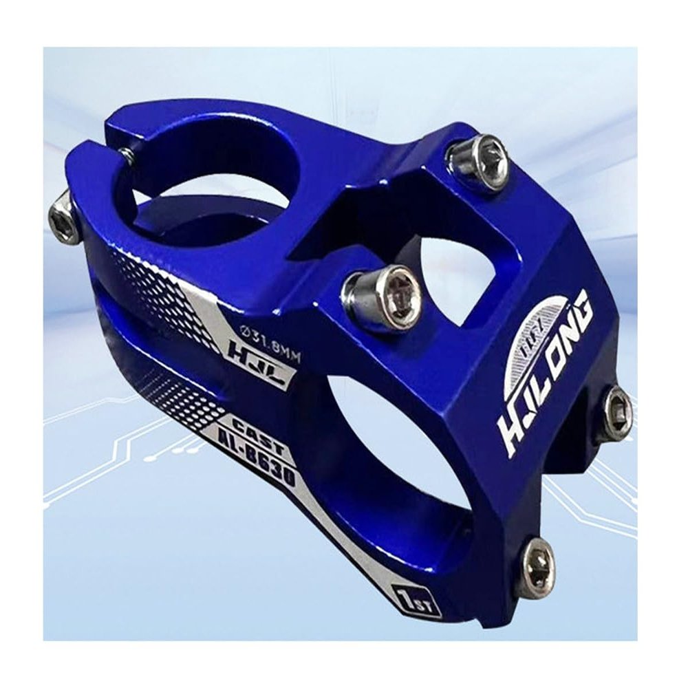 FukkeR 31.8mm Mountain Bikes Bikes Stem 45mm Mountain Bicycles Short Handlebar Stems Aluminum Alloy for Road Bikes BMX XC AM FR DH Cycling 1-1/8'' Stereer Tube