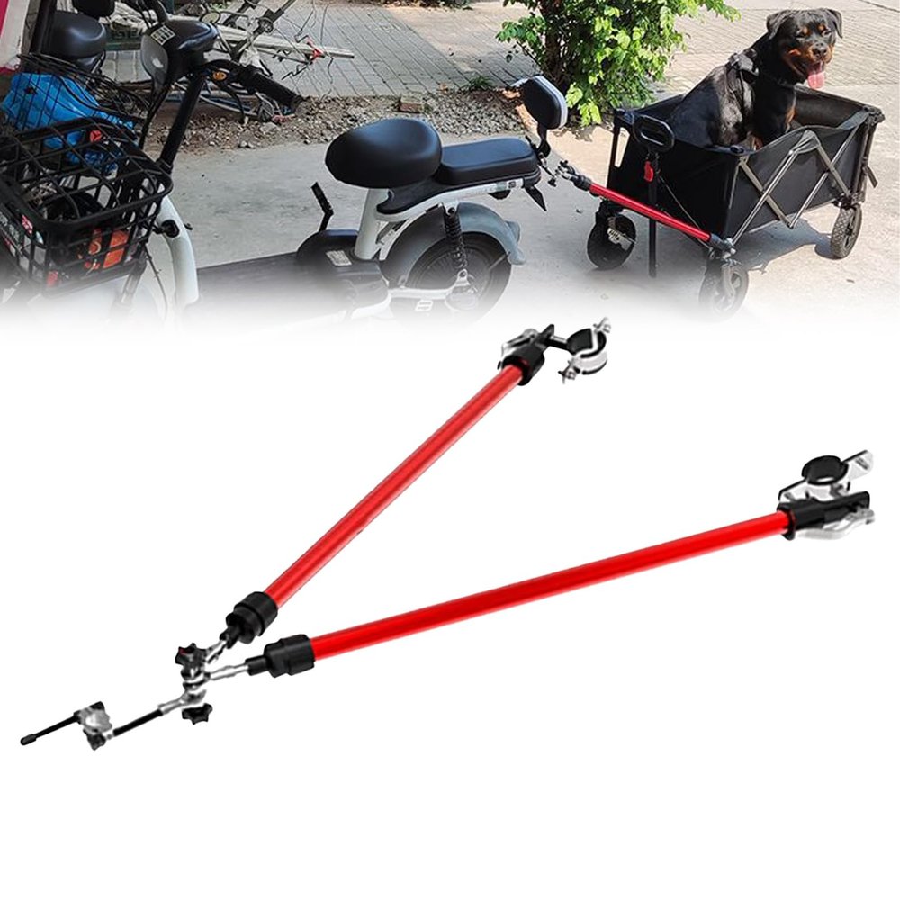 Electric Vehicle Campervan Hitch Linker Bicycle Trailer Cargo Tow Bar E-Bike Towing Pole Bike Trailer Connector (Color : Y-C)