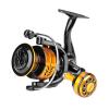 NineFit Basics Ultra Smooth Spinning Fishing Reels,Powerful Metal Fishing Reel,Surf Casting Reel,for Boat Rock Freshwater Saltwater Fishing Boat Fishing, 7000, black view 1