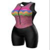 Sparx Women Triathlon Suit Tri Short Racing Cycling Swim Run (Aloha, S) view 1