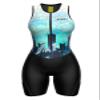 Sparx Women Triathlon Suit Tri Short Racing Cycling Swim Run (Marble, S) view 2