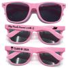 700PC Custom Sunglasses Personalized Bulk Party Favors Wedding Guests Logo Music Show Birthday Bachelorette Bridesmaid Gifts Garden 2024 Prom Customizable Glasses (Pink) view 1