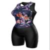 Sparx Women Triathlon Suit Tri Short Racing Cycling Swim Run (Leaf&Flower, XL) view 1
