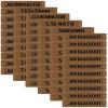 60 Pack Miaozhun Magazine Marking Bands, 5.56 NATO, .223Remington, .300 Blackout, Subsonic, 7.62x39mm, .308Winchester Magazine Caliber Identification (Coyote Brown-Black) view 1