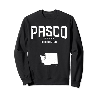 Pasco Washington WA Throwback Classic Men Women Sweatshirt