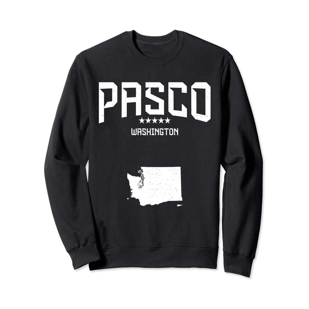 Pasco Washington WA Throwback Classic Men Women Sweatshirt
