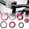 Alomejor 44mm56MM Aluminium Alloy Front Fork Stem Headset Replacement Bick Accessory Anti for Most Bikes (Red 44/56MM) view 3