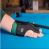 McDermott Billiard Pool Cue Glove - for Right Hand (Left-Handed Player) (Black, X-Large) view 2