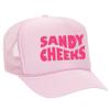JOES SURF SHOP Sandy Cheeks Foam Snapback Trucker Hat-Pink view 1