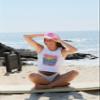 JOES SURF SHOP Sandy Cheeks Foam Snapback Trucker Hat-Pink view 2
