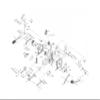 Hydra Fitness Exchange Console Mast Set Semi Assembly 1000348021 Works with E9 - EP586 Elliptical view 2