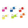 VEDA 6 Pcs Luggage Locks with Keys, Suitcase Locks, Mini Lock, Metal Paddlock for Backpack Suit for School Locker, Lock Gym view 1