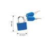 VEDA 6 Pcs Luggage Locks with Keys, Suitcase Locks, Mini Lock, Metal Paddlock for Backpack Suit for School Locker, Lock Gym view 4