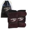QALARO Suede Wrist Supports (Pair) with Bag | Gymnastics, Acrobatics, Cheer Adjustable Wrist Guards | Wrist Injury Prevention | Wrist Support Brace | Hand Wraps view 1