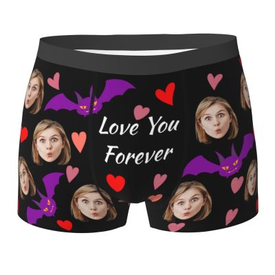 NineFit Basics Naughty Funny Boxers with Designs Customized Underwear for Men Custom Underwear with Face on It Custom Underwear Briefs XXL-1.16, XX-Large, Style-16