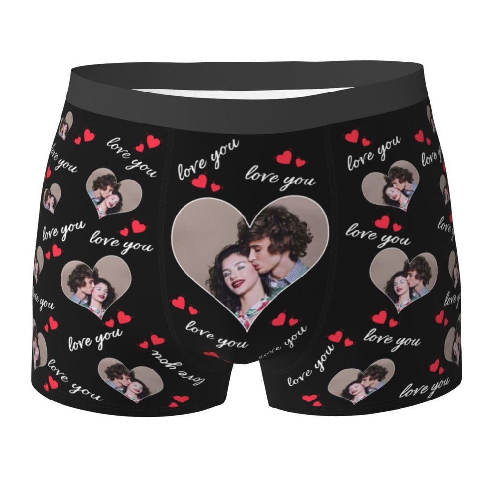 Boxers for Men Gifts for Christmas Birthday Custom Boxers with Face on Them Funny Personalized Boxers for Men Gifts M-1.32
