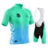 Men's Pro Cycling Jersey Sets - Cycling Jersey Men Set Bib Shorts Set Summer Mountain Bike Bicycle Suit (37,XX-Large) view 1