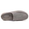 Abborora Mens Slippers, Canvas House Slipper for Men, Slip On Men's Loafers, Indoor Outdoor House Shoes (Gray,9.5) view 3