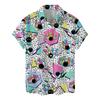 ACEPrints 80s Bowling Hawaiian Shirts for Men Casual Mens Bowling Shirts Mens Hawaiian Shirts Short Sleeve Button Down Shirt view 1