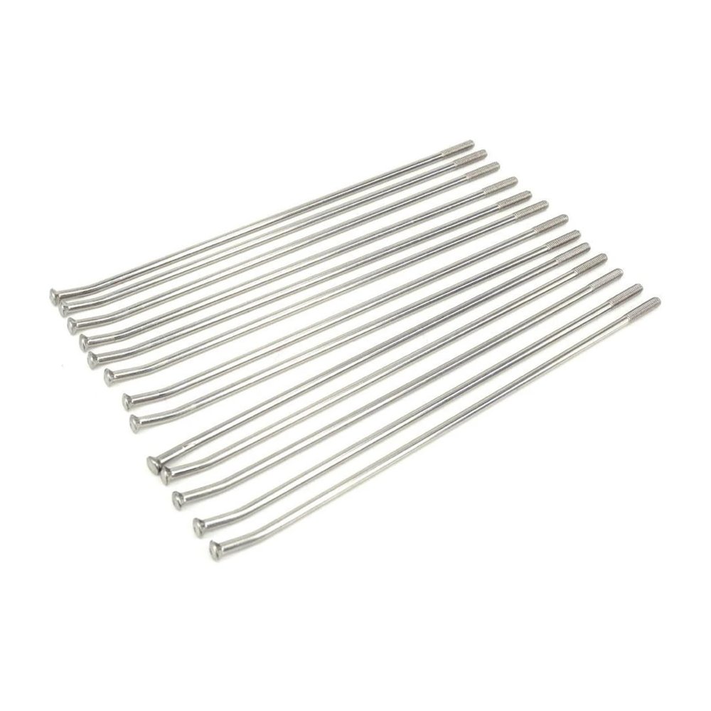 QIAOJUNMING Motorcycle 36 Pcs 21"" Front 18"" 19"" Rear Wheel Steel Spokes (Color : 230mm 3.5mm), QIAOJUNMING055