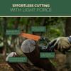 LAGOM Folding Camp Saws for Cutting Branches  2 Pack (11.4" & 8.2") | SK5 Steel Blades, Ergonomic Handle, Secure Lock | Foldable Tool for Camping, Gardening, Survival, Kayaking, Outdoors view 4