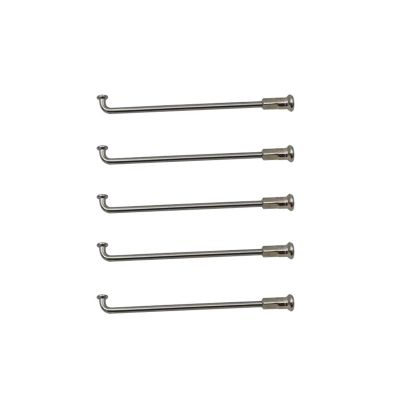 QIAOJUNMING Electric Spokes 304 Stainless Steel 12G Spokes Diameter 2.6 Mm Electric Bike Spokes J-Bend Length 55mm-112mm Range 36pcs (Color : Length 124mm)