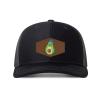 Generic Custom Caps Custom Leather Patch Trucker Men's and Women's Caps - Personalized Text and Photo UV Printed Baseball Caps 31, Black With Dark Grey Mesh view 1