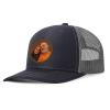 Generic Custom Caps Custom Leather Patch Trucker Men's and Women's Caps - Personalized Text and Photo UV Printed Baseball Caps 48, Black With Dark Grey Mesh view 2