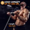 Anobeyi 23.6" Gym Fitness Cable Extension Chain, 304 Stainless Steel Cable Machine Extension Accessory, Workout Chain for Home Gym Replacement, Weight Lifting, Triceps Exercise (Silver-1pc (Dia-5mm)) view 3