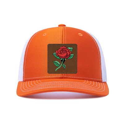 Custom Caps Custom Leather Patch Trucker Men's and Women's Caps - Personalized Text and Photo UV Printed Baseball Caps 53